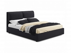 Мягкая кровать Vita 1600 темная с подъемным механизмом - фото №1, mebel_stock_20271