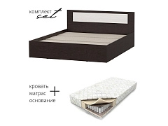 Кровать Виста 1 160х200 с матрасом BFA в комплекте - фото №1