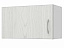 Шкаф навесной для вытяжки Рондо 60 см, ясень патина серебро - миниатюра