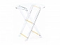 складной Spirit 40x45 clear / gold Журнальный стол - фото №2