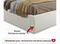 Мягкая кровать "Stefani" 1800 беж с ортопед. основанием - фото №11