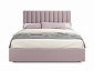 Мягкая кровать Olivia 1400 лиловая с подъемным механизмом - фото №7