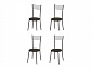 Комплект стульев Кассия (4 шт), графит велюр бурый - фото №2