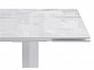 Стеклянный стол Монерон 200(260)х100х77 белый мрамор / белый Стол стеклянный - фото №9