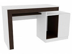 Компьютерный стол №4 Case (Белый / Венге) - фото №1, mdm1205432233