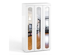 Шкаф 3-х дверный с зеркалами Афина АФ-55 белое дерево - фото №1, 48722