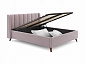 Мягкая кровать Betsi 1600 лиловый с подъемным механизмом - фото №8