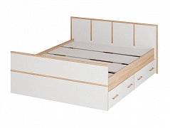 Кровать с проложками ДСП Сакура LIGHT 160х200, дуб сонома - фото №1, 55129845