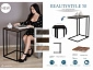 Стол придиванный BeautyStyle 30 дуб сонома/черный - фото №18