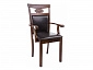 Кресло Luiza dirty oak / dark brown Стул деревянный - фото №15