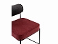 Стул полубарный STOOL GROUP Ponpoun Тёмно-серый, бордо - фото №8