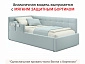 Односпальная кровать-тахта Bonna 900 мята пастель с подъемным механизмом и матрасом АСТРА - фото №14