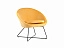 Кресло Stool Group Колумбия Оранжевый, велюр - миниатюра