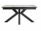 Стол DikLine SFE160 Керамика Italian Grey (глянец серый)/подстолье черное/опоры черные (2 уп.) - фото №3