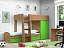 Двухъярусная кровать Golden Kids-2 (90х200), зеленый - миниатюра