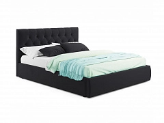 Мягкая кровать Verona 1400 темная с подъемным механизмом - фото №1, mebel_stock_4339