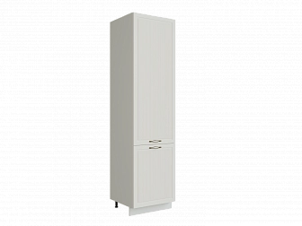Шкаф П600Н с 2-мя дверцами Моцарт БЕЛ/АНД/СИЛК Ф46 - фото №1