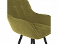Комплект стульев Сильвер (2 шт), черный велюр желтый - фото №5
