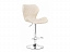 Porch chrome / beige Барный стул, экокожа - миниатюра