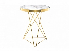 Milena white / gold Стол деревянный - фото №1