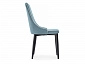 Kora 1 light blue / white / black Стул на металлокаркасе - фото №5