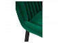 Седа велюр зеленый / черный Барный стул - фото №8