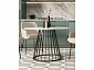 Стол обеденный STOOL GROUP Ливерпуль 110*110 белый мрамор черная ножка - фото №7