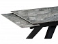 Морсби 140(200)х80х80 оробико / черный Керамический стол - фото №7