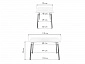 Table 110 white / wood Стол деревянный - фото №3