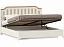 Вилладжио Кровать двуспальная 1800 с подъёмным механизмом (Алебастр/Дуб Золотой),  - миниатюра