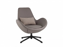 Кресло TopChairs Ostra, серый - фото №1, 66_8642951901