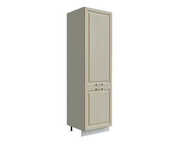 Шкаф П600Х под холодильник Ницца БЕЛ/ДУБ/КРЕМ Ф92 - фото №1, 888_ММК-00019801
