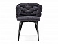 на металлокаркасе Rendi gray-blue / black Стул на металлокаркасе - фото №4