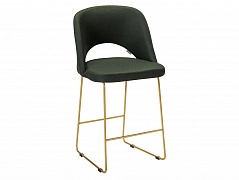 Кресло полубар Lars тёмно-зеленый/Линк золото - фото №1, R-Home124239