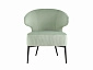 Кресло лаунж STOOL GROUP Royal Stripes Велюр фисташковый  - фото №3