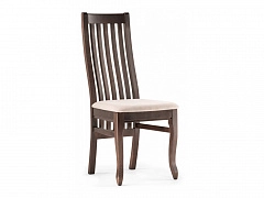 Арлет ткань Tenerife latte / венге коричневый Стул деревянный - фото №1, Woodville25462