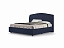 Кровать-12М с подъемным основанием 1400 dark blue, ЛДСП - миниатюра