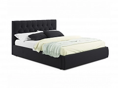 Мягкая кровать Verona 1600 темная с подъемным механизмом - фото №1, mebel_stock_4321