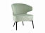 Кресло лаунж STOOL GROUP Royal Stripes Велюр фисташковый, велюр - миниатюра