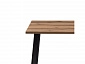 Тринити Лофт 120 25 мм дуб делано темный / матовый черный Стол деревянный - фото №12