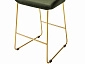 Кресло полубар Kent тёмно-зеленый/Линк золото - фото №9