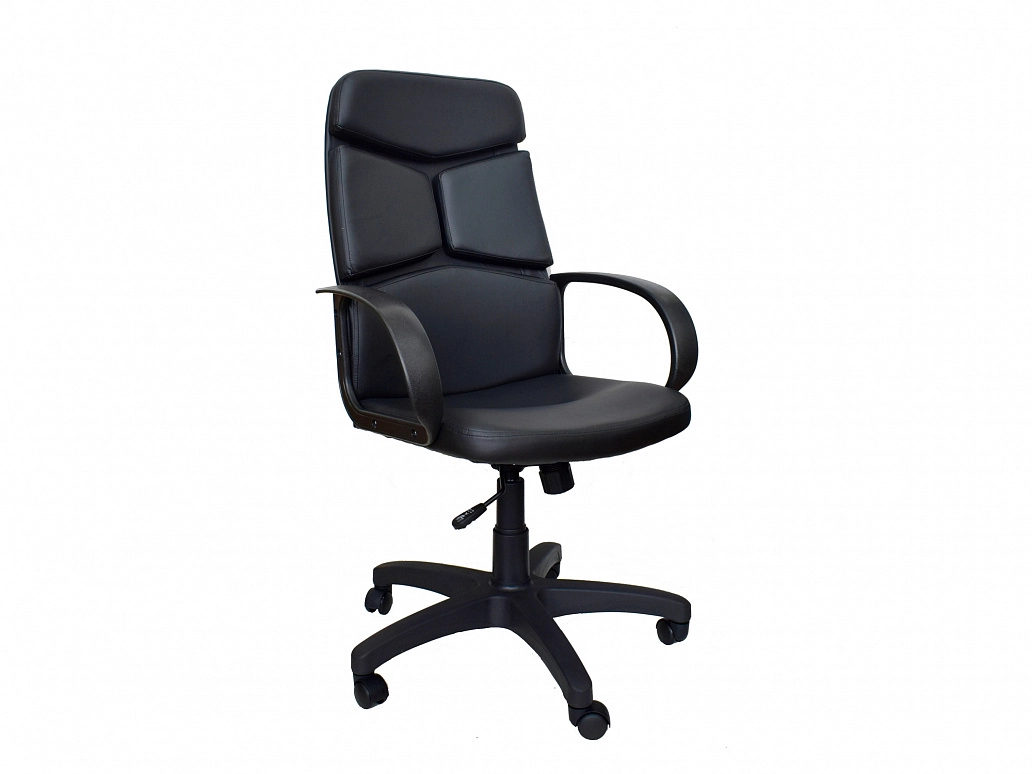 Кресло руководителя Office Lab comfort-2572 Эко кожа Черный - фото №1