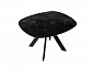 Стол DikLine BK100 Керамика Черный мрамор/подстолье черное/опоры черные - фото №4