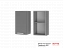 4В1 Шкаф настенный 1-дверный Титан, ЛДСП - миниатюра