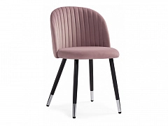 Gabi light purple / black Стул на металлокаркасе - фото №1