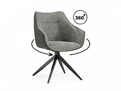 Kansas gray / graphite gray / black Стул на металлокаркасе - фото №1, Woodville25137