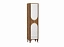Стефани 43.04 Шкаф для белья с зеркалами Таксония/Таксония патина, таксония патина - миниатюра