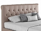 Мягкая интерьерная кровать "Амели" с подъемным механизмом в цвете "Капучино" - фото №4