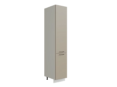 Шкаф П400 с 2-мя дверцами Мемфис БЕЛ/АТЛ/СЕР Ф20 - фото №1