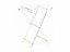 Складной Spirit 40x45 clear / gold Журнальный стол, пластик - миниатюра